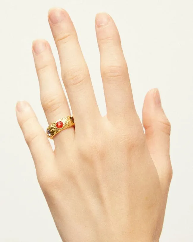 ALOHAS Jewelry Libra 8211 Chunky Gold Ring 8211 Women