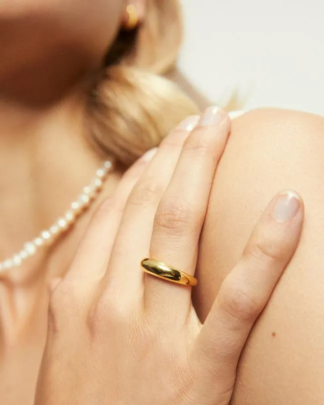 ALOHAS Jewelry Simple 8211 Gold Ring 8211 Women
