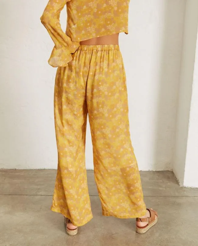 ALOHAS Pants Cliffhanger 8211 Yellow Multicolor Pants 8211 Women