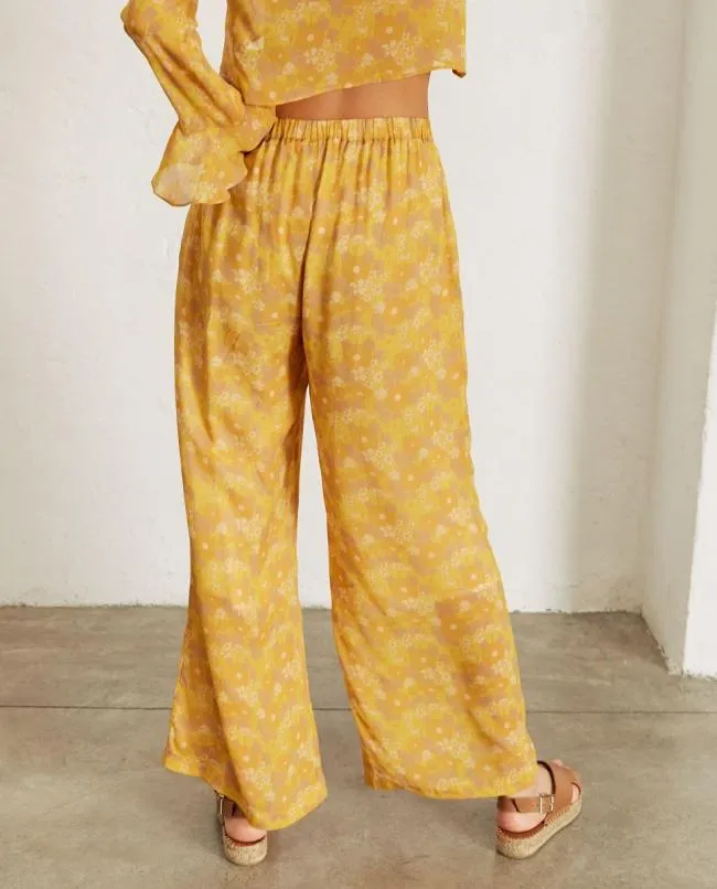 ALOHAS Pants Cliffhanger 8211 Yellow Multicolor Pants 8211 Women