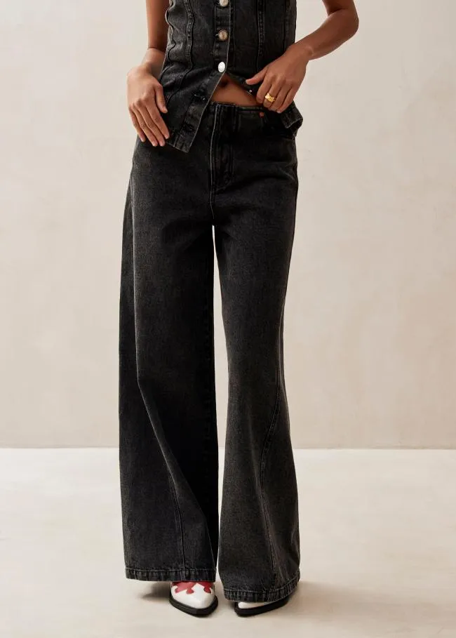 ALOHAS Pants Magda 8211 LowRise Black Jeans 8211 Women