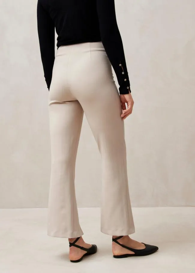 ALOHAS Pants Martina 8211 Beige Flare Pants 8211 Women
