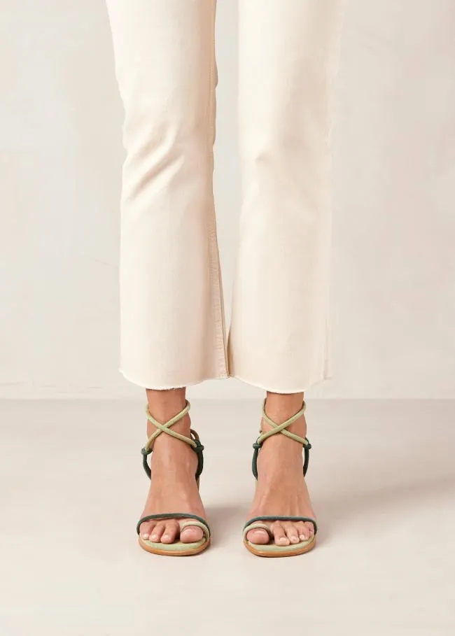 ALOHAS Sandals Grace Bicolor Green 8211 Women