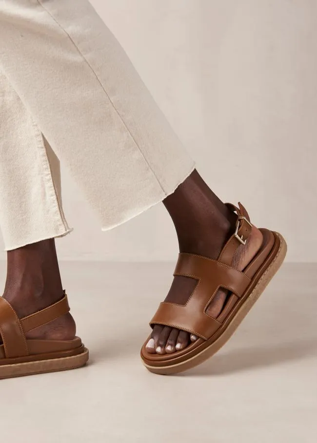 ALOHAS Sandals Lorelei 8211 Brown Leather Sandals 8211 Women