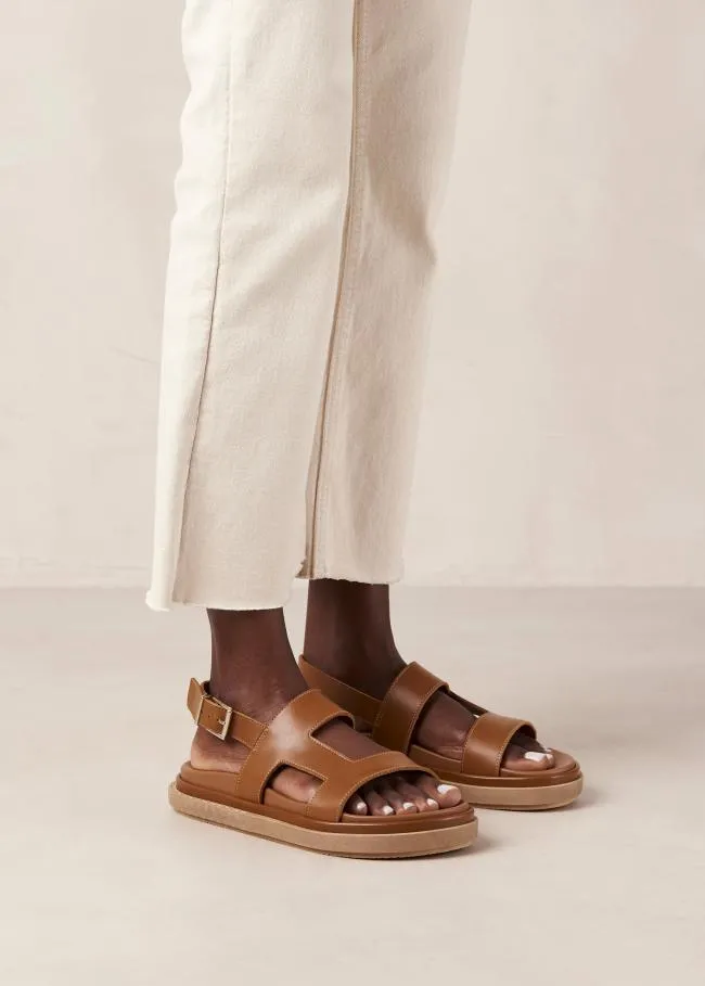 ALOHAS Sandals Lorelei 8211 Brown Leather Sandals 8211 Women