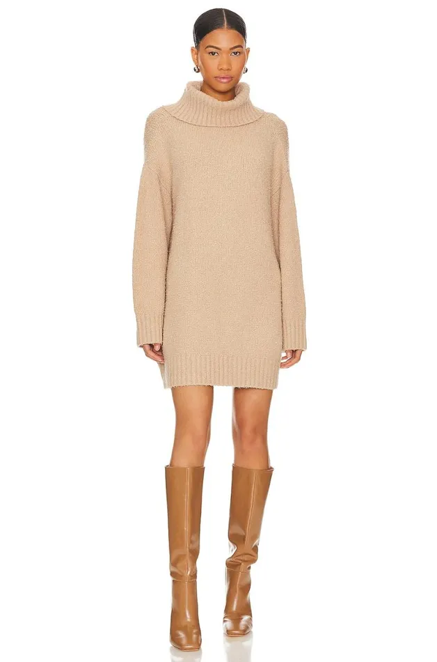 Ameya Sweater Dress Light Beige Women Lovers and Friends Dresses