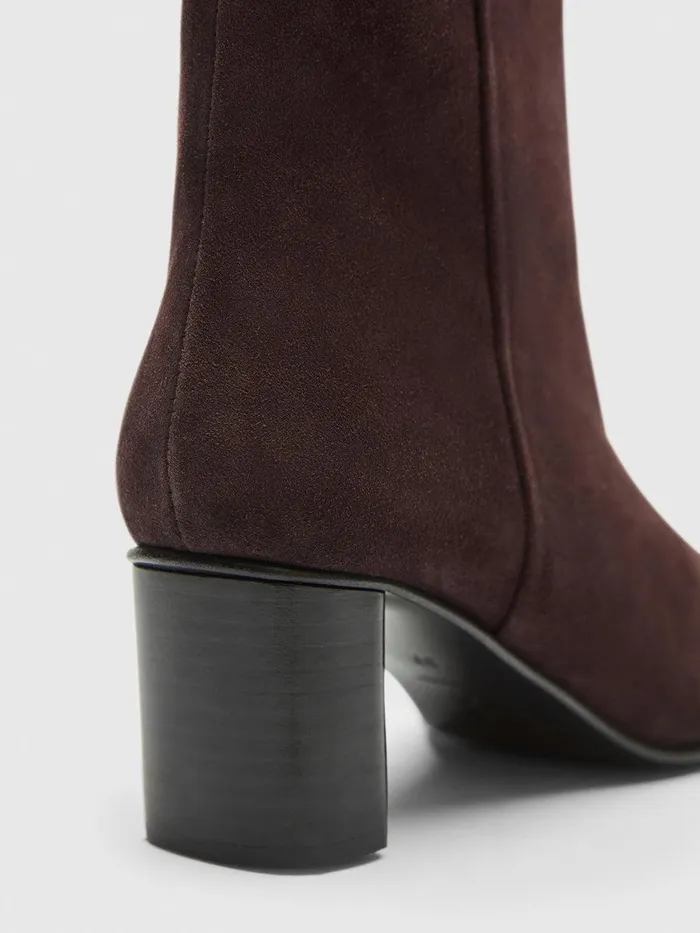ATP Atelier Boots Praia Walnut Suede Ankle Boots Walnut 8211 Women