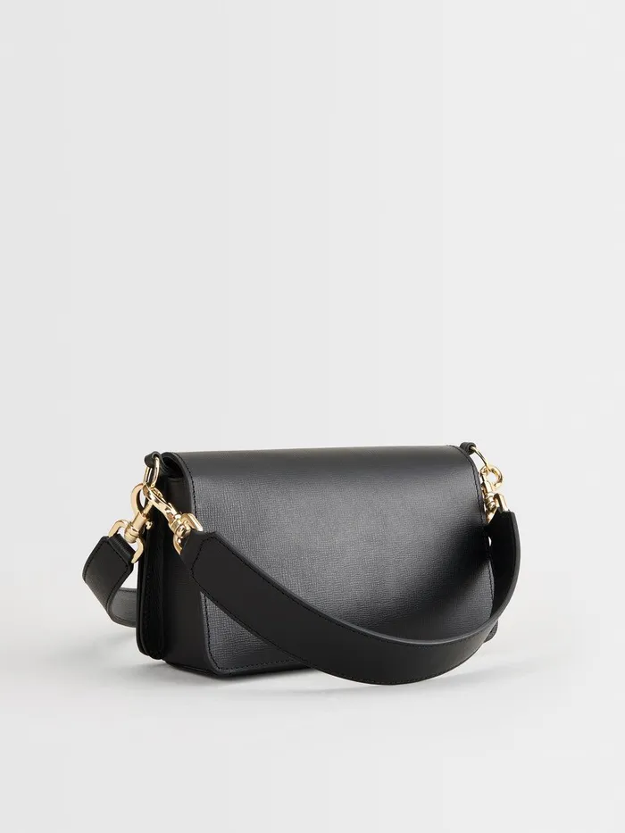 ATP Atelier Crossbody Bags Assisi Black Saffiano Shoulder Bag Black 8211 Women