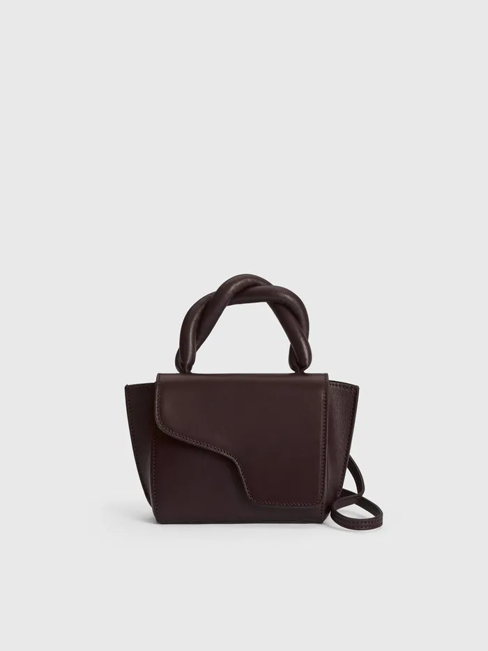 ATP Atelier Crossbody Bags Montalbano Walnut LeatherNappa Mini Handbag Walnut 8211 Women ATP Atelier Crossbody Bags Montalbano Walnut LeatherNappa Mini Handbag Walnut 8211 Women