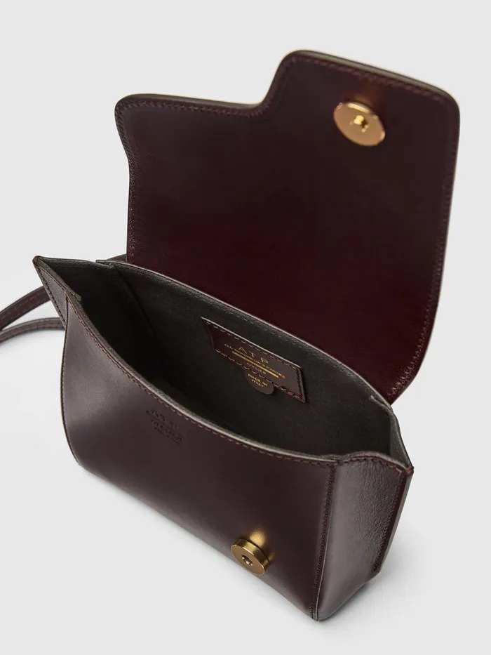 ATP Atelier Crossbody Bags Montalbano Walnut LeatherNappa Mini Handbag Walnut 8211 Women
