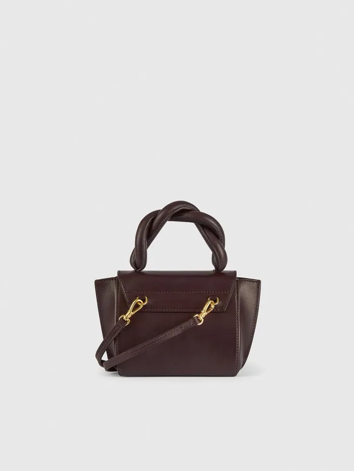 ATP Atelier Crossbody Bags Montalbano Walnut LeatherNappa Mini Handbag Walnut 8211 Women