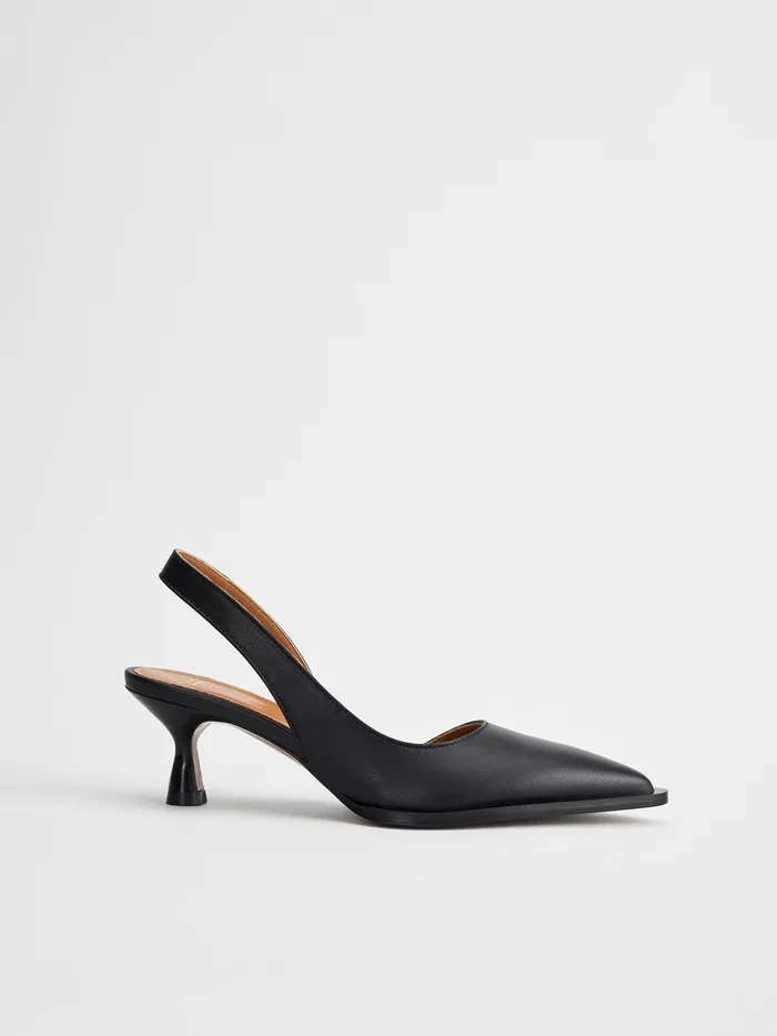 ATP Atelier Icon Shoes Desana Black Nappa Slingbacks Black 8211 Women
