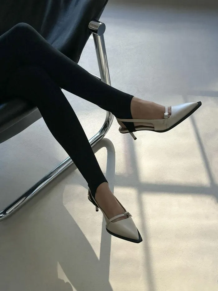 ATP Atelier Pumps and Heels Mira Black Nappa Slingbacks Black 8211 Women