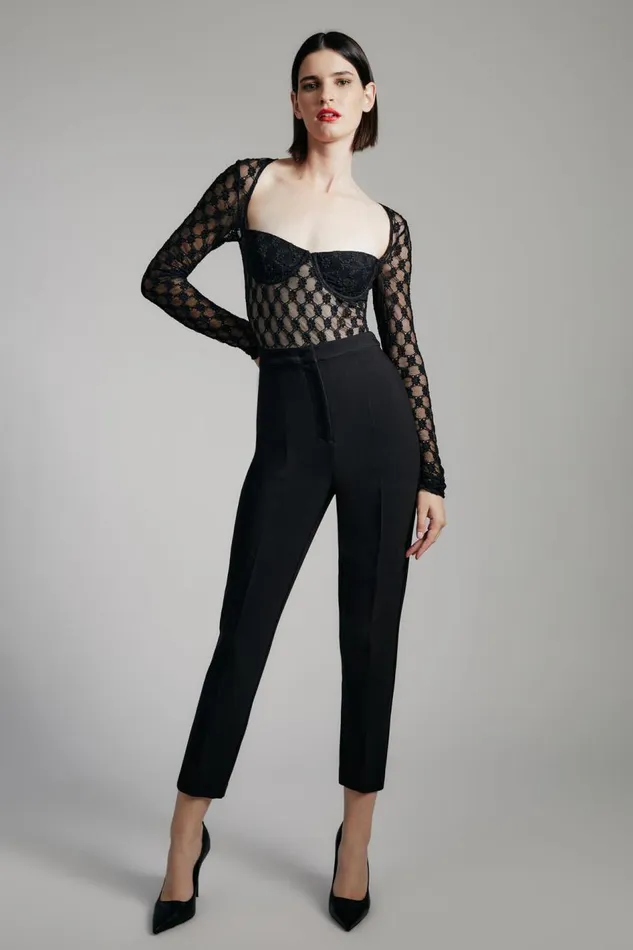 Bardot Bodysuits Adoni Long Sleeve Bodysuit In Black 8211 Women