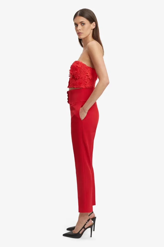 Bardot Corsets Brias Lace Bustier In Fire Red 8211 Women Bardot Corsets Brias Lace Bustier In Fire Red 8211 Women
