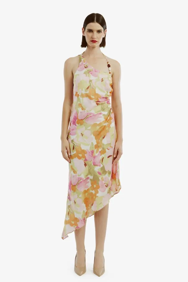 Bardot Day To Night Dresses Andy One Shoulder Midi Dress In Wall Flrl 8211 Women Bardot Day To Night Dresses Andy One Shoulder Midi Dress In Wall Flrl 8211 Women