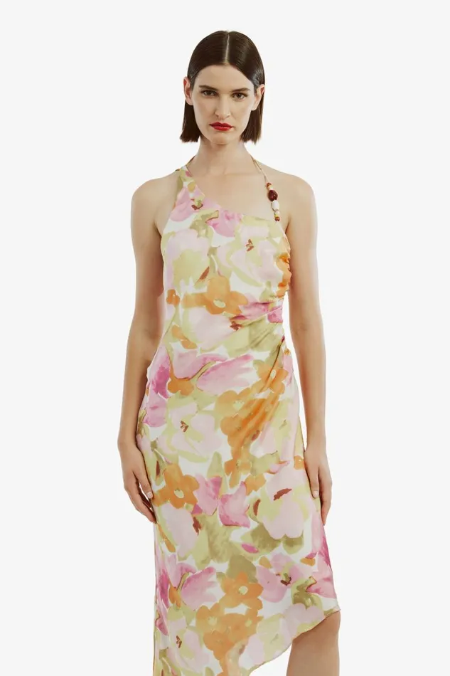 Bardot Day To Night Dresses Andy One Shoulder Midi Dress In Wall Flrl 8211 Women Bardot Day To Night Dresses Andy One Shoulder Midi Dress In Wall Flrl 8211 Women