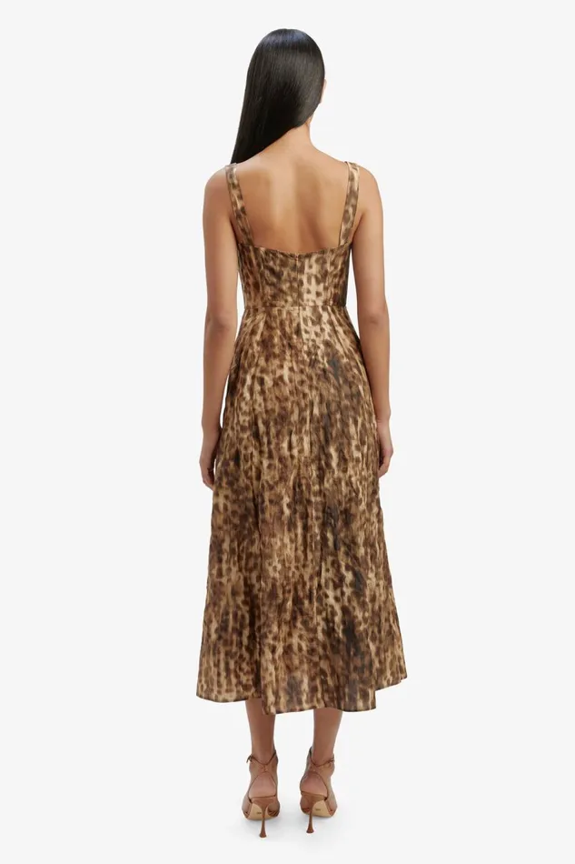 Bardot Day To Night Dresses Lilah Corset Midi Dress In Leopard 8211 Women Bardot Day To Night Dresses Lilah Corset Midi Dress In Leopard 8211 Women