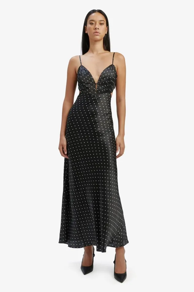 Bardot Occasion Dresses Karlotta Slip Dress In Blackspot 8211 Women Bardot Occasion Dresses Karlotta Slip Dress In Blackspot 8211 Women
