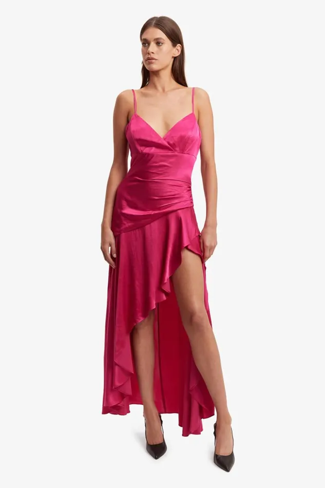 Bardot Occasion Dresses Sorella Midi Dress In Magenta 8211 Women Bardot Occasion Dresses Sorella Midi Dress In Magenta 8211 Women