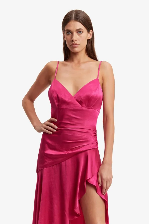 Bardot Occasion Dresses Sorella Midi Dress In Magenta 8211 Women Bardot Occasion Dresses Sorella Midi Dress In Magenta 8211 Women