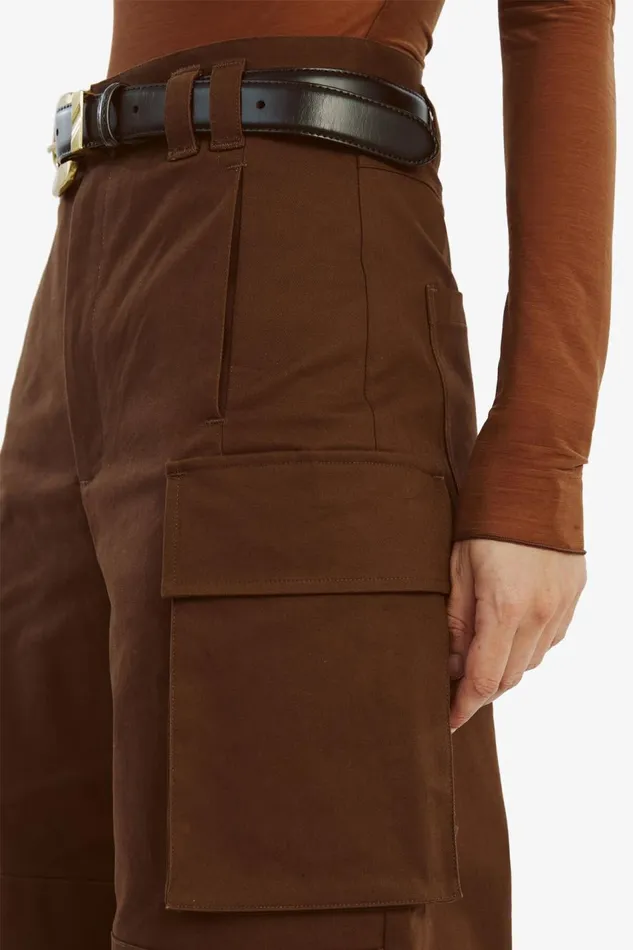 Bardot Pants Tybi Cotton Cargo Pant In Chocolate 8211 Women Bardot Pants Tybi Cotton Cargo Pant In Chocolate 8211 Women
