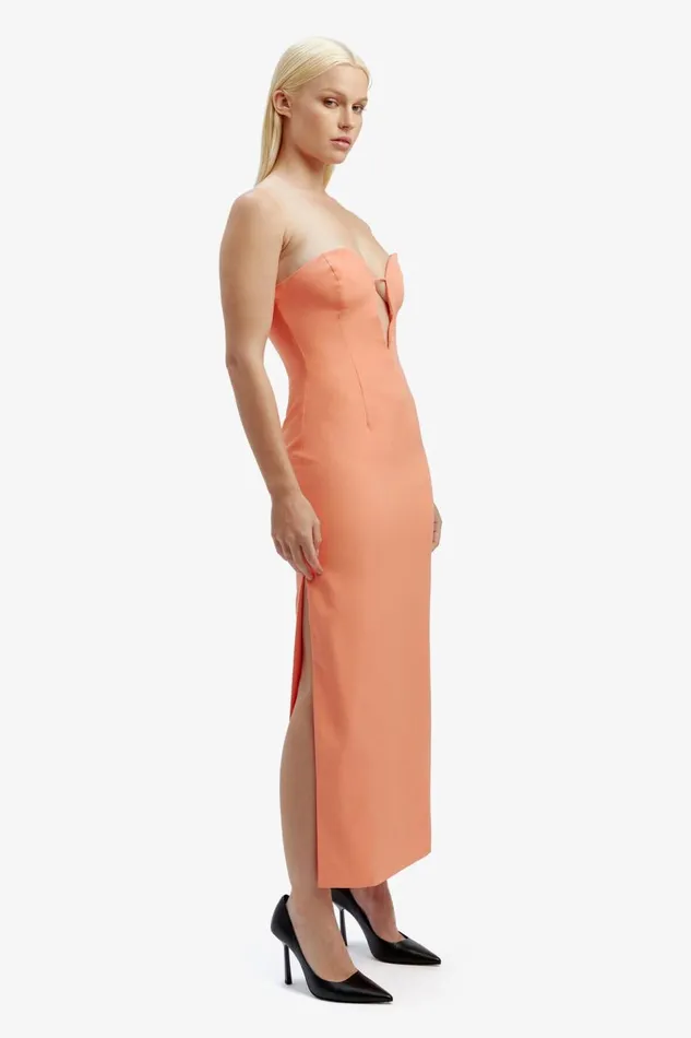 Bardot Party Dresses Eleni Midi Dress In Orange Fiz 8211 Women Bardot Party Dresses Eleni Midi Dress In Orange Fiz 8211 Women