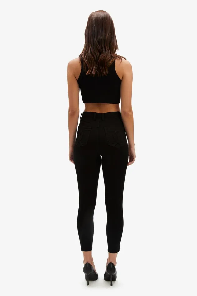 Bardot Skinny Jean Khloe Hi Crop Jeans In Black 8211 Women Bardot Skinny Jean Khloe Hi Crop Jeans In Black 8211 Women