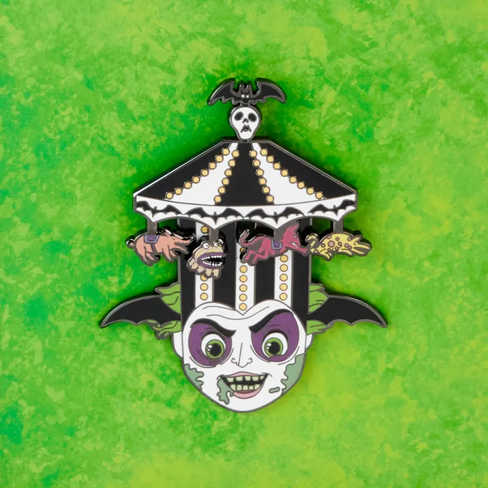 Beetlejuice Carousel Hat 3 Unisex Loungefly Enamel Pins