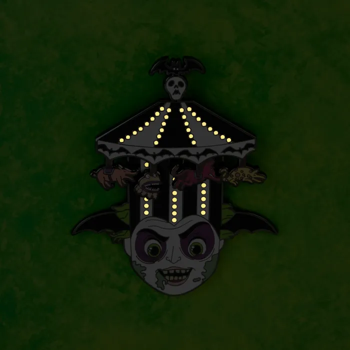 Beetlejuice Carousel Hat 3 Unisex Loungefly Enamel Pins