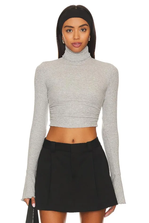 Belen Top Heather Grey Women Lovers and Friends Tops