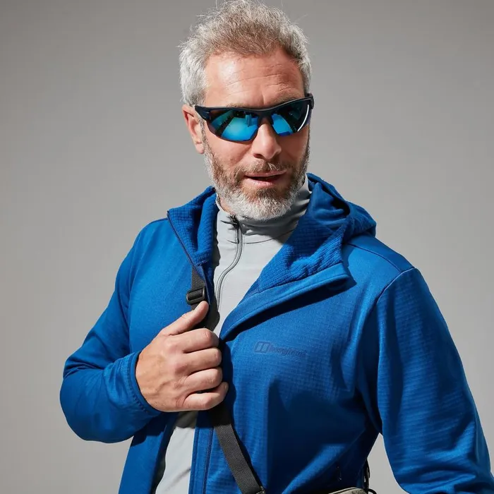 Berghaus Fleece Keppla Hooded Jacket 8211 Blue 8211 Men