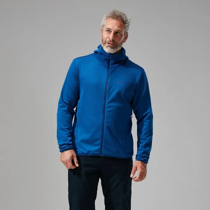 Berghaus Fleece Keppla Hooded Jacket 8211 Blue 8211 Men
