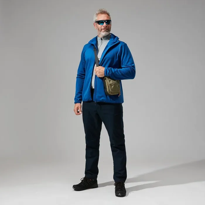 Berghaus Fleece Keppla Hooded Jacket 8211 Blue 8211 Men