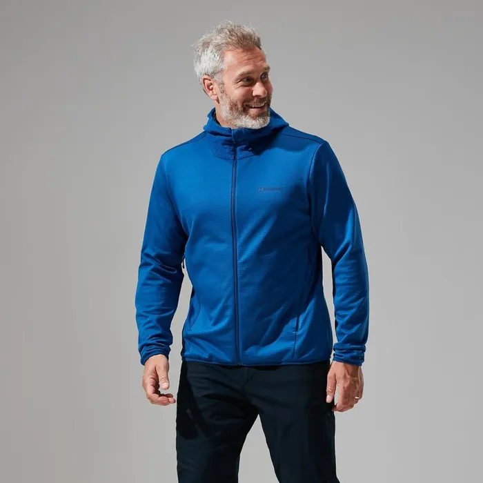 Berghaus Fleece Keppla Hooded Jacket 8211 Blue 8211 Men