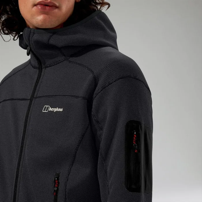 Berghaus Fleece Pravitale Mountain 20 Hooded Fleece Jacket 8211 Dark GreyBlack 8211 Men
