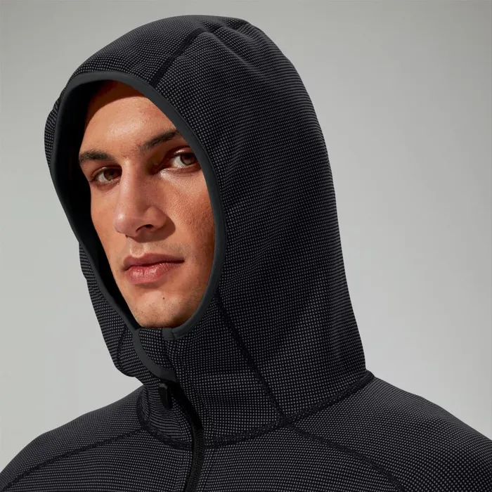 Berghaus Fleece Pravitale Mountain 20 Hooded Fleece Jacket 8211 Dark GreyBlack 8211 Men
