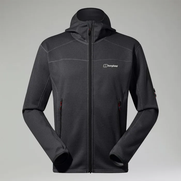 Berghaus Fleece Pravitale Mountain 20 Hooded Fleece Jacket 8211 Dark GreyBlack 8211 Men