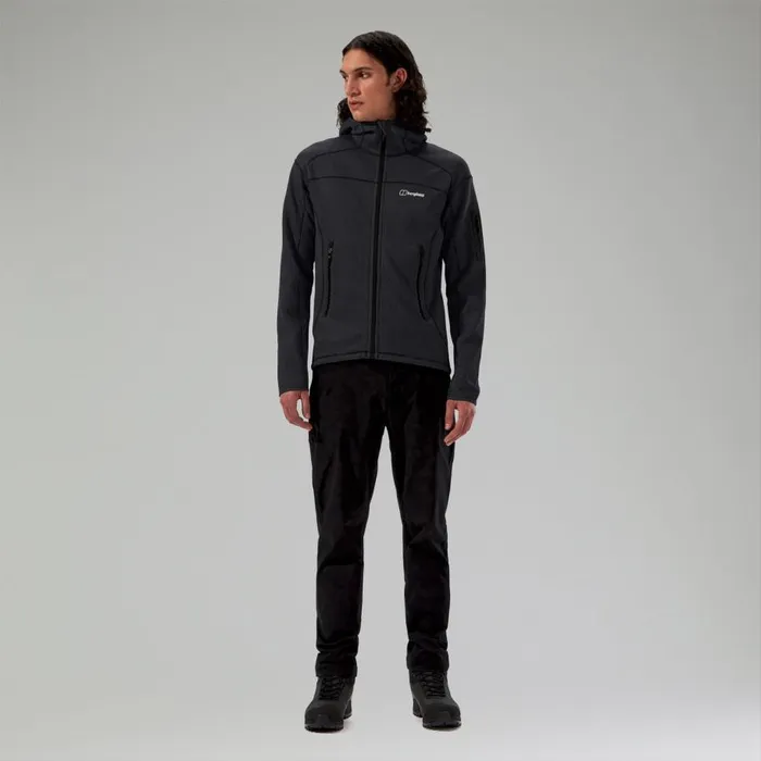Berghaus Fleece Pravitale Mountain 20 Hooded Fleece Jacket 8211 Dark GreyBlack 8211 Men