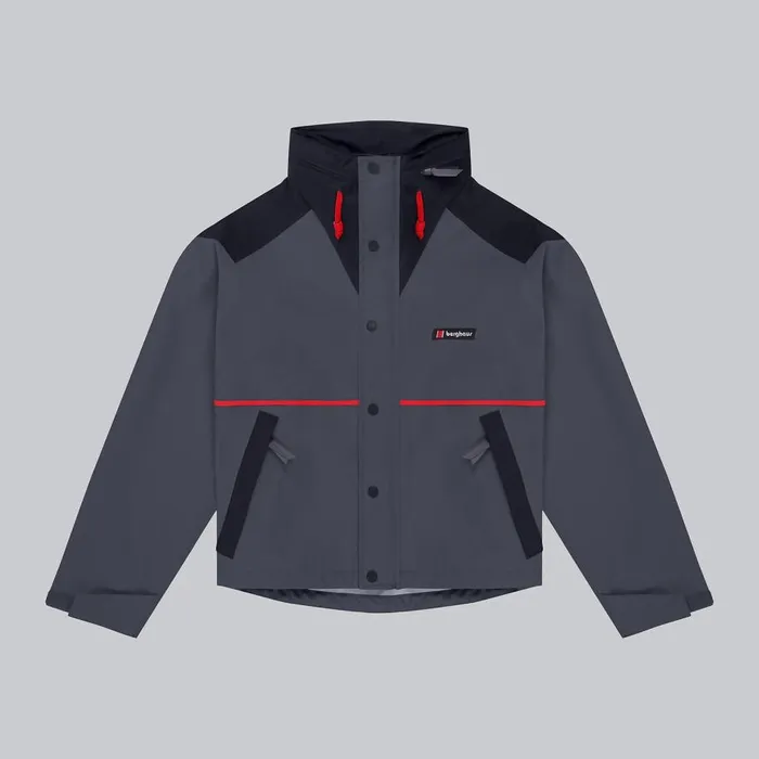Berghaus Lightweight Mayeurvate Waterproof Jacket 8211 GreyBlack 8211 Women Berghaus Lightweight Mayeurvate Waterproof Jacket 8211 GreyBlack 8211 Women