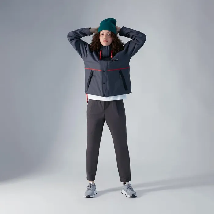 Berghaus Lightweight Mayeurvate Waterproof Jacket 8211 GreyBlack 8211 Women Berghaus Lightweight Mayeurvate Waterproof Jacket 8211 GreyBlack 8211 Women