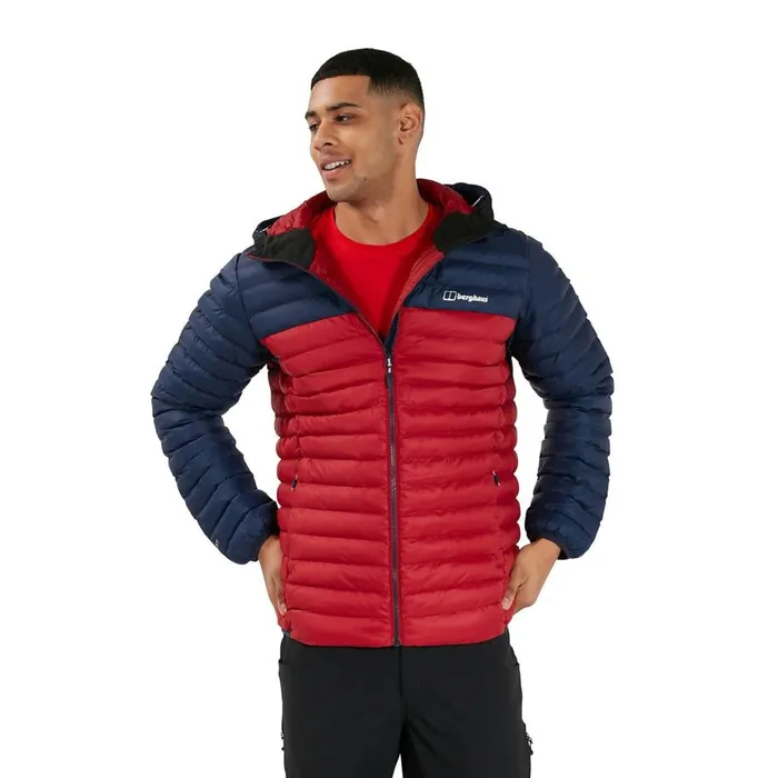 Berghaus Lightweight Vaskye Insulated Jacket 8211 Red Blue 8211 Men