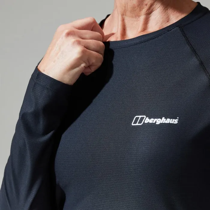 Berghaus TShirts 247 Long Sleeve Crew Base Layer 8211 Black 8211 Women