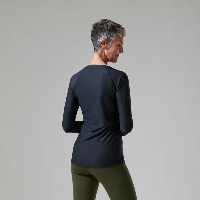 Berghaus TShirts 247 Long Sleeve Crew Base Layer 8211 Black 8211 Women