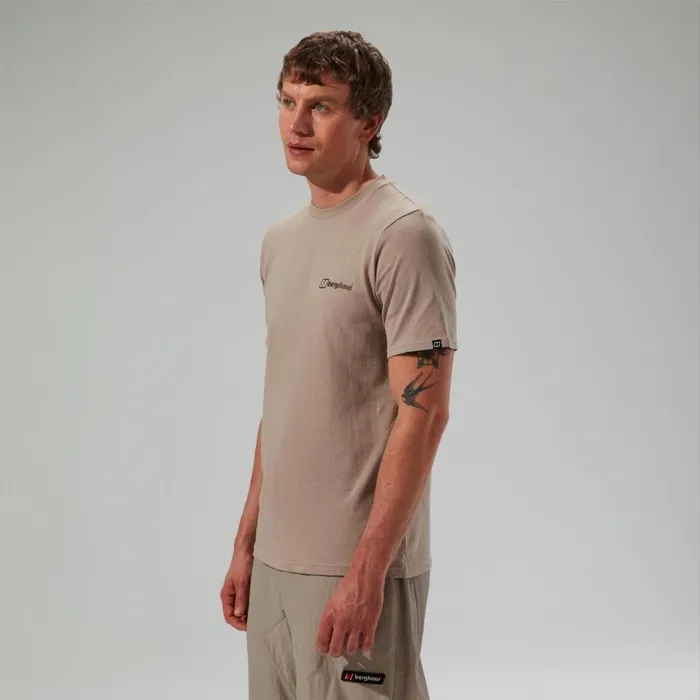 Berghaus TShirts Cheviot Box Logo Short Sleeve TShirt 8211 Grey 8211 Men Berghaus TShirts Cheviot Box Logo Short Sleeve TShirt 8211 Grey 8211 Men