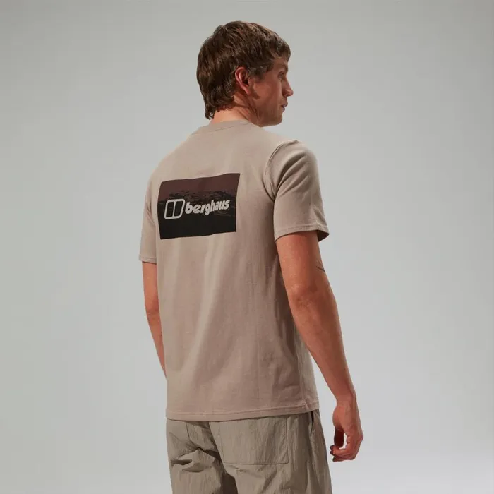 Berghaus TShirts Cheviot Box Logo Short Sleeve TShirt 8211 Grey 8211 Men Berghaus TShirts Cheviot Box Logo Short Sleeve TShirt 8211 Grey 8211 Men