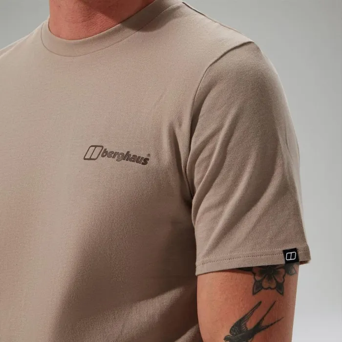 Berghaus TShirts Cheviot Box Logo Short Sleeve TShirt 8211 Grey 8211 Men Berghaus TShirts Cheviot Box Logo Short Sleeve TShirt 8211 Grey 8211 Men