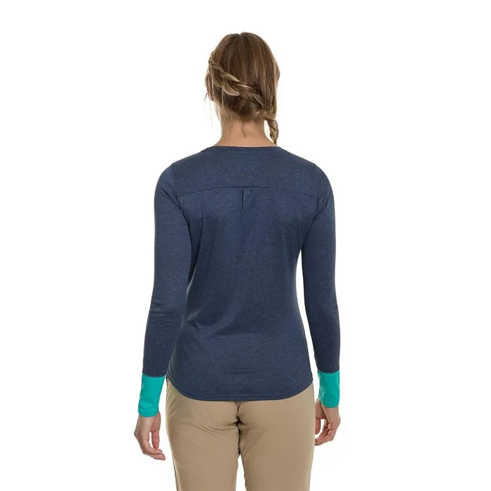 Berghaus TShirts Explorer Tech Tee Long Sleeve Crew 8211 Blue 8211 Women Berghaus TShirts Explorer Tech Tee Long Sleeve Crew 8211 Blue 8211 Women