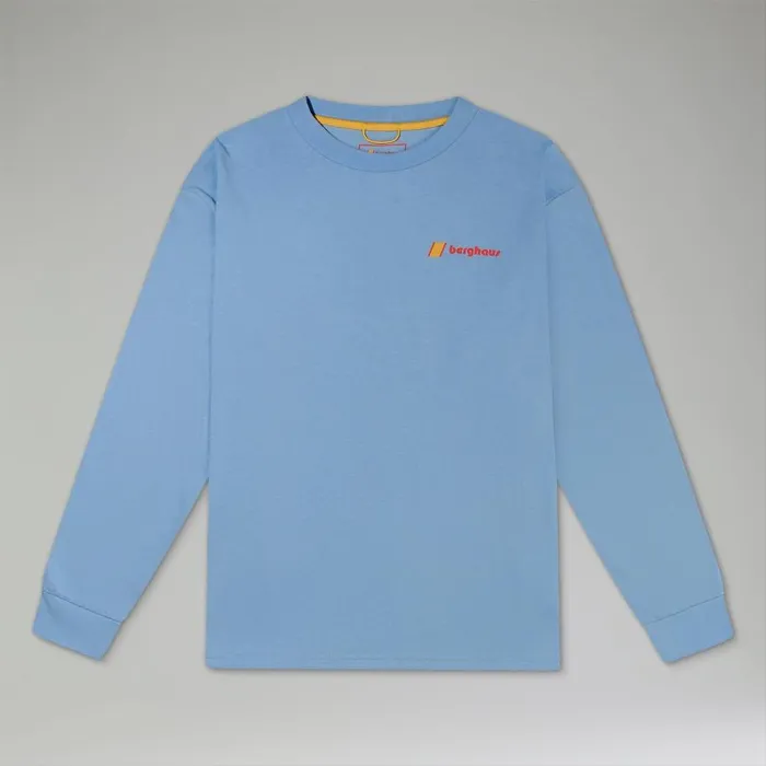 Berghaus TShirts Mera Peak Long Sleeve TShirt 8211 Blue 8211 MenWomen Berghaus TShirts Mera Peak Long Sleeve TShirt 8211 Blue 8211 MenWomen