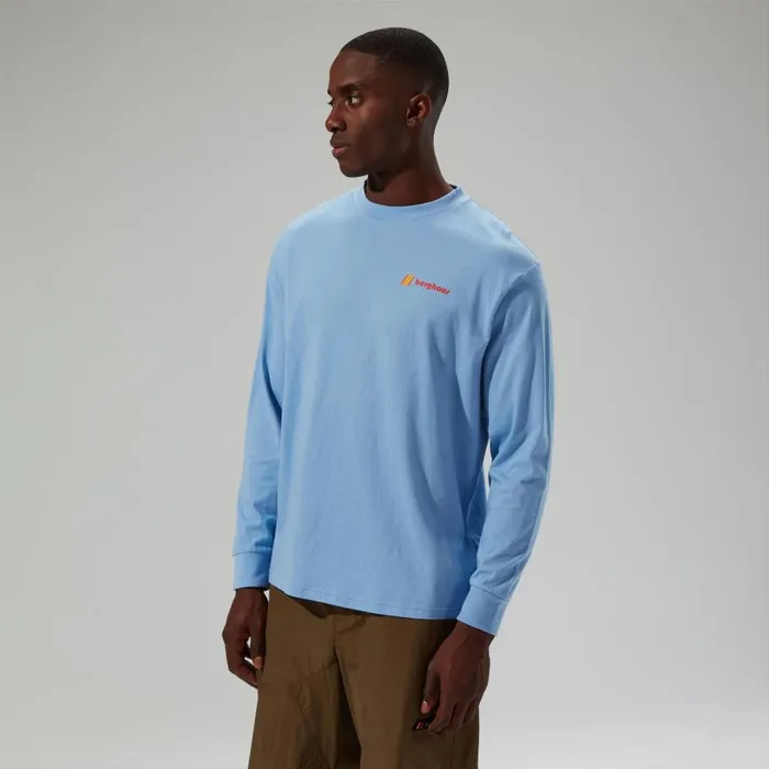 Berghaus TShirts Mera Peak Long Sleeve TShirt 8211 Blue 8211 MenWomen Berghaus TShirts Mera Peak Long Sleeve TShirt 8211 Blue 8211 MenWomen
